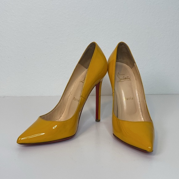 Christian Louboutin Shoes - Christian Louboutin Yellow Heels Size 38